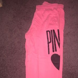 Pink sweats